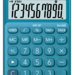 CASIO zakrekenmachine SL-310UC-BU, blauw