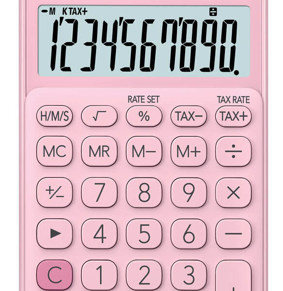 CASIO zakrekenmachine SL-310UC-PK, roze