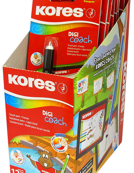 Kores invoerstift Touch Pen ´Digi Coach´, kleuren assorti
