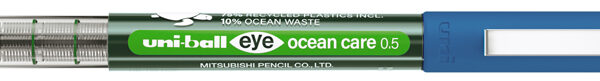 uni-ball rollerball eye ocean care 0.5, groen