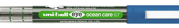 uni-ball rollerball eye ocean care 0.7, groen