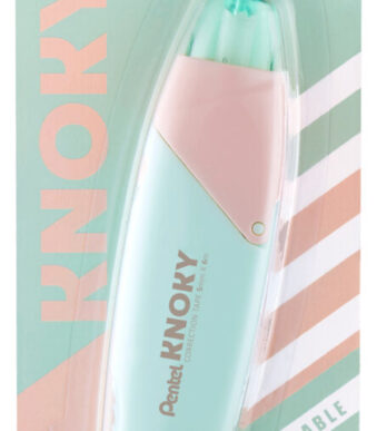 Pentel navulbare correctieroller KNOKY, 5 mm x 6 m, groen