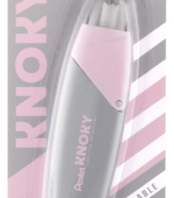 Pentel navulbare correctieroller KNOKY, 5 mm x 6 m, grijs