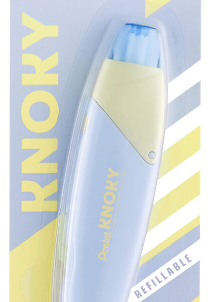 Pentel navulbare correctieroller KNOKY, 5 mm x 6 m, blauw