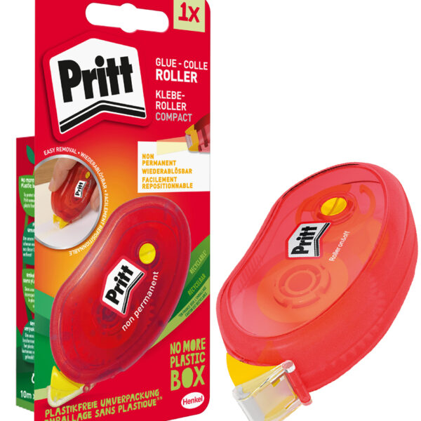 Pritt transfertape roller Compact, verwijderbaar, 8,4 mm x 10 m