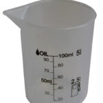 IWH maatbeker, transparant, inhoud: 125 ml