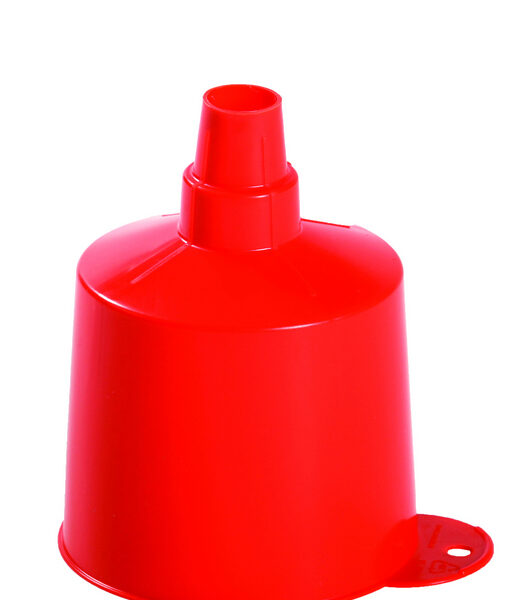 IWH flessentrechter, diameter: 115 mm, oranje