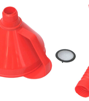 IWH trechter, met flexibele tuit, diameter: 160 mm, oranje