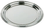 APS partyplateau / serveerblad CLASSIC, diameter: 350 mm, zilver