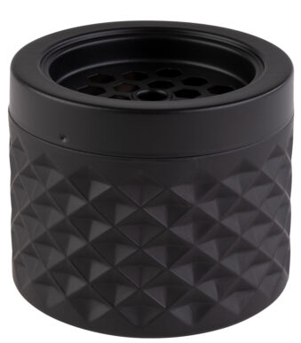 APS windasbak, diameter: 95 mm, zwart mat