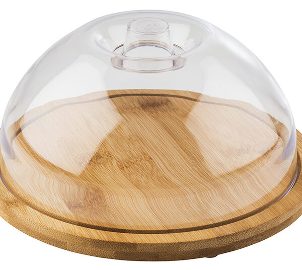 APS bamboe serveerblad met kap, rond, diameter: 205 mm