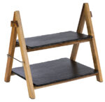 APS serveerstandaard, 2-niveaus, inklapbaar