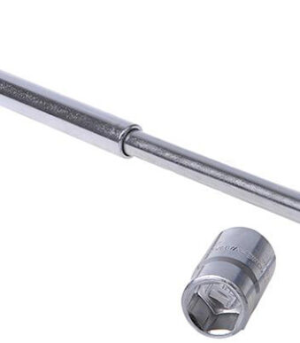 IWH auto-wielmoersleutel, uittrekbaar