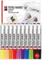 Marabu textielmarker 'Textile Marker', set van 10