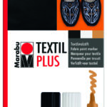 Marabu textielmarker 'Textil Painter Plus', 3 stuks op blister