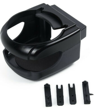 IWH bekerhouder voor in het ventilatierooster, zwart