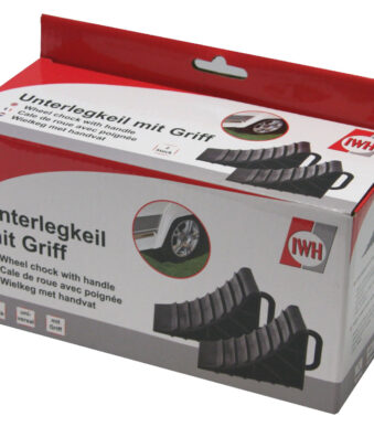 IWH wielkeg met houder, zwart, set van 2