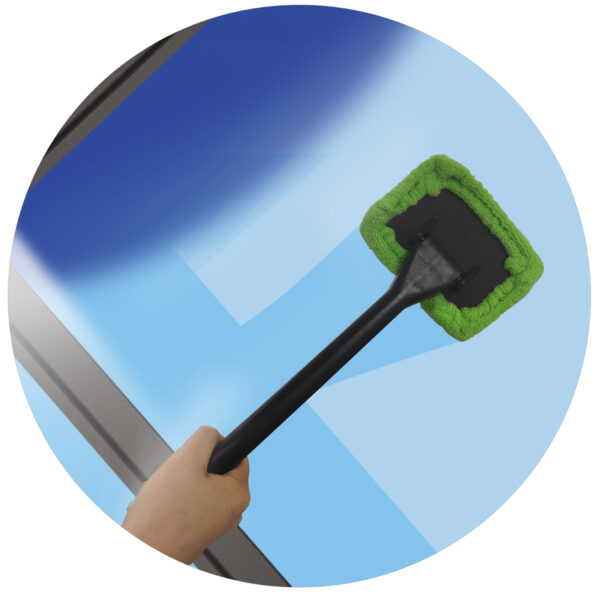 IWH reserve microvezelpads voor ruitenreiniger, 2 stuks