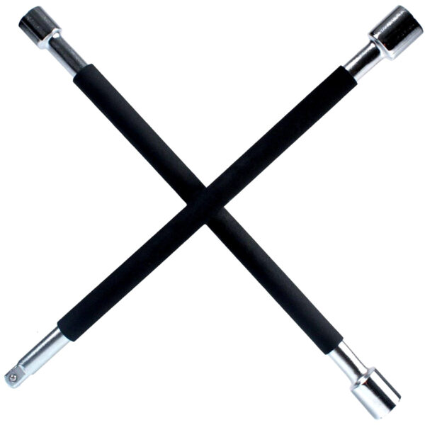 IWH auto-kruissleutel, met rubberen bekleding