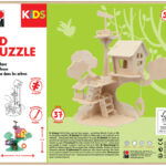 Marabu KiDS 3D Puzzle 'Boomhuis', 37 delen