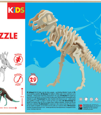 Marabu KiDS 3D Puzzle 'T-Rex Dinosaurus', 29 delen