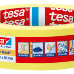 tesa Precisie-schilderstape 4334 papierafdektape, 30 mm x 50 m