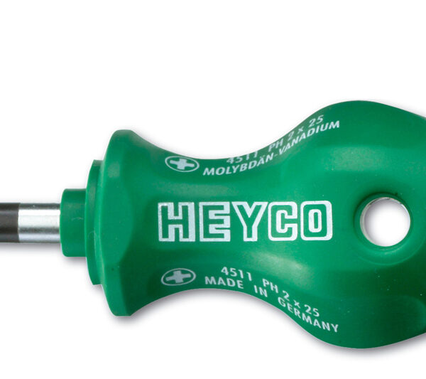 HEYCO kruisschroevendraaier, PH 02, Molybdeen/Vanadium