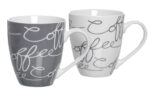 Ritzenhoff & Breker Jumbo-koffiekopje CORNELLO GREY, 600 ml