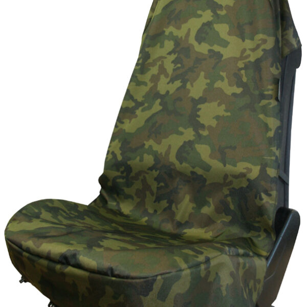 IWH autostoel beschermer 'Camouflage', olijfgroen
