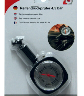IWH bandenspanningsmeter, analoog, 4,5 bar