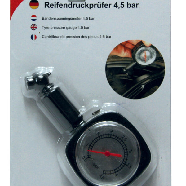 IWH bandenspanningsmeter, analoog, 4,5 bar