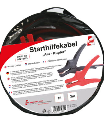 IWH auto-startkabel ALU-PRO, 16 mm2