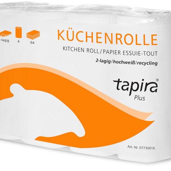 Tapira keukenrol / keukenpapier Plus, 2-laags, hoogwit, grootverpakking