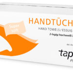Tapira papieren handdoeken Plus, 203 x 320 mm, W-vouw, hoogwit