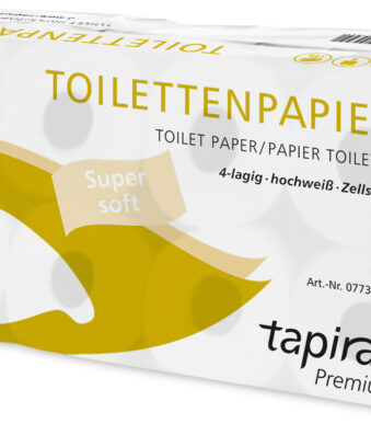 Tapira toiletpapier, 4-laags, hoogwit, grootverpakking