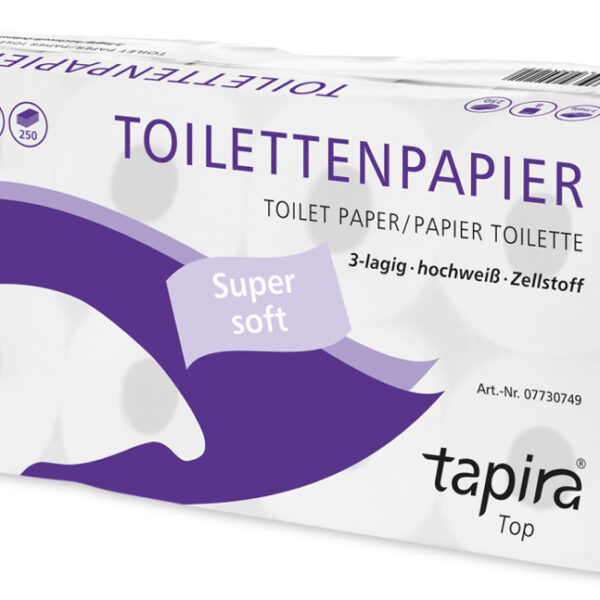 Tapira toiletpapier, 3-laags, hoogwit, grootverpakking
