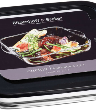 Ritzenhoff & Breker ovenschaal Cucina, van glas, 3,2 liter