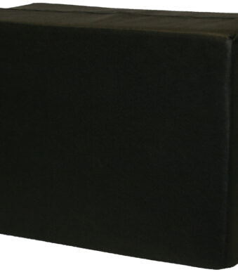 IWH schuimstof-kubus, maat: 550 x 400 x 300 mm, zwart