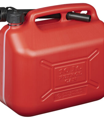 IWH brandstofkan, kunststof, 10 l, rood