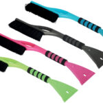 IWH ijskrabber met sneeuwveger, 590 mm, kleuren assorti