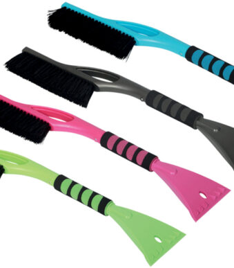 IWH ijskrabber met sneeuwveger, 590 mm, kleuren assorti