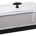 APS Thermo serveerbladenset, rechthoekig, zwart/transparant