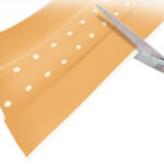 HARO wondpleister textiel, beige, 500 mm x 60 mm