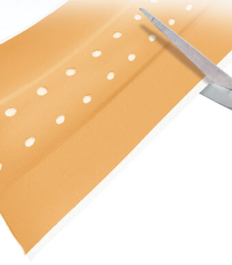 HARO wondpleister textiel, beige, 500 mm x 60 mm