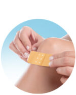 HARO wondpleister textiel, beige, 500 mm x 60 mm