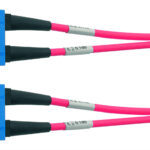 Telegärtner LWL Patchkabel, SC-Duplex - SC-Duplex, OM3, 1 m