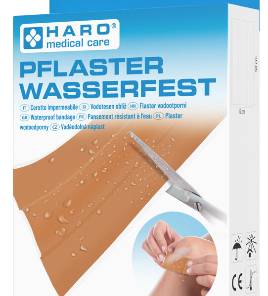 HARO wondpleister watervast, 500 x 60 mm, beige