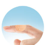 HARO pleister watervast, rond, huidskleur, pakje van 20