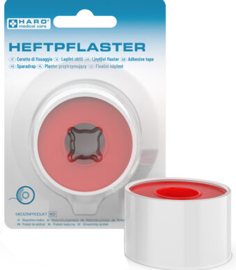 HARO hechtpleister, beige, 25 mm x 5,0 m