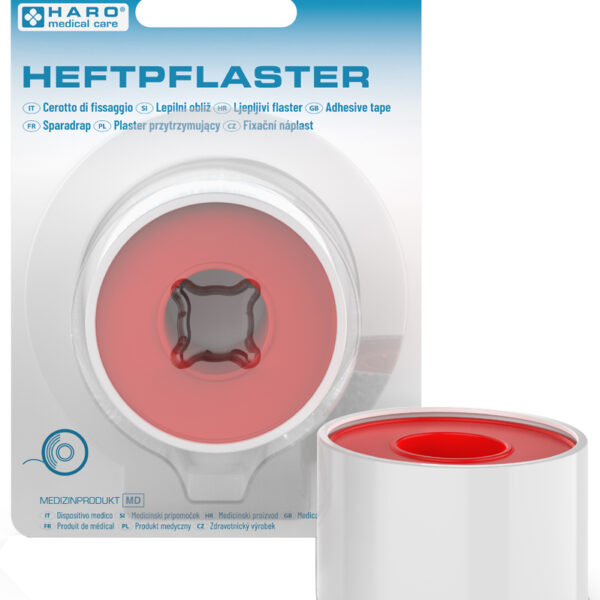 HARO hechtpleister, beige, 25 mm x 5,0 m